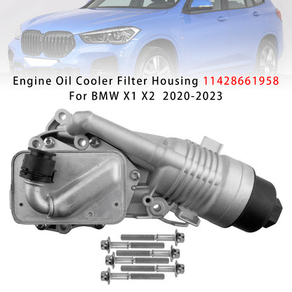 2020-2022 BMW X1 L3 L4 1.5L 2.0L 11428661958 Engine Oil Cooler Filter Housing
