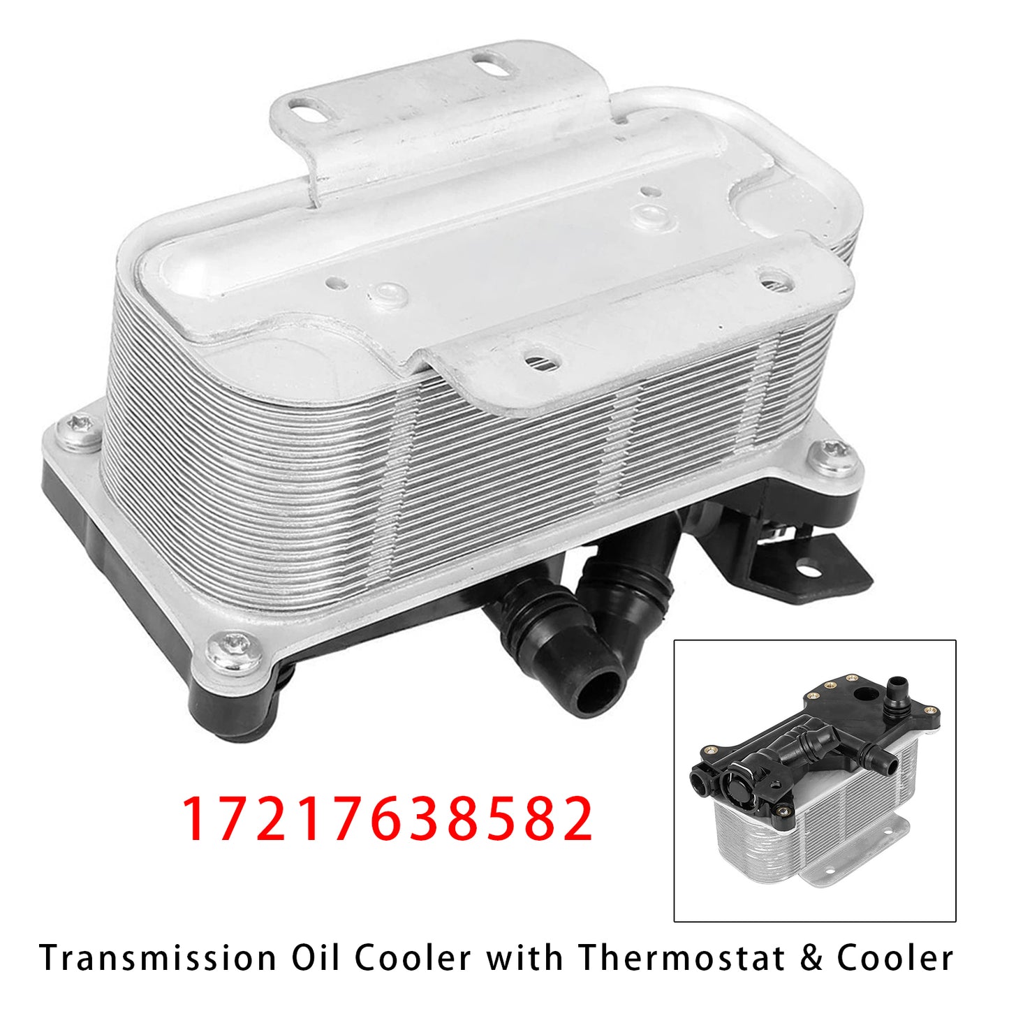 2012-2016 BMW F10 Series 528i L4 2.0L 17217638582 Transmission Oil Cooler with Thermostat