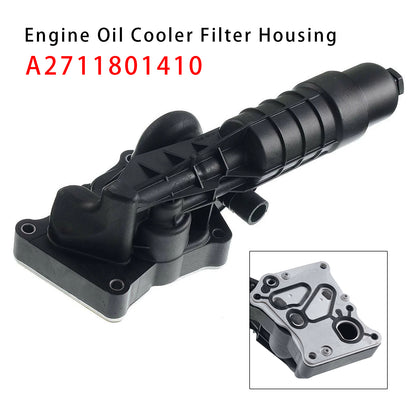 2012-2015 Mercedes-Benz SLK250 R172 l4 1.8L Petrol Convertible M 271 A2711801410 Engine Oil Cooler Filter Housing M271