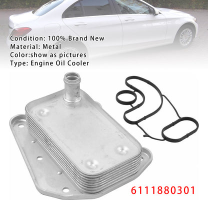 2015 Mercedes-Benz C200 L4 2.0L Sprinter 2010-2012 L4 2.1L 6111880301 Engine Oil Cooler