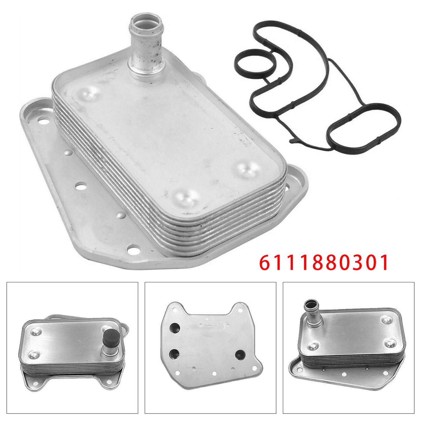 2015 Mercedes-Benz C200 L4 2.0L Sprinter 2010-2012 L4 2.1L 6111880301 Engine Oil Cooler