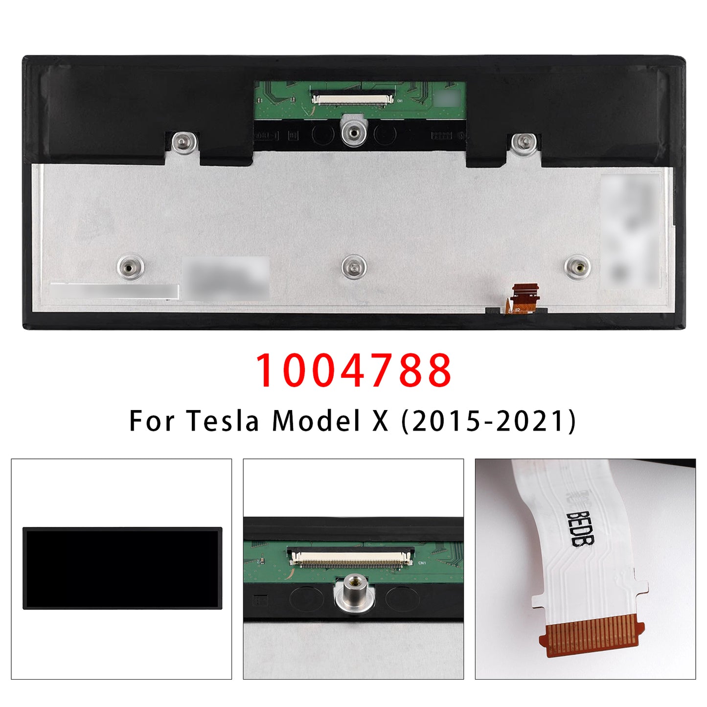 2012-2016 Tesla Model S 1004788 Instrument Display Screen 12.3" LCD Module