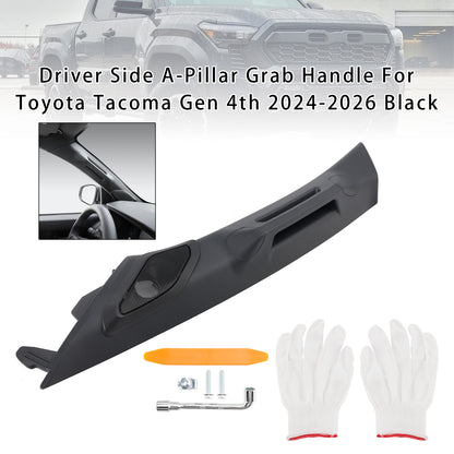 2024-2026 Toyota Tacoma Gen 4th Black Driver Side A-Pillar Grab Handle