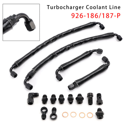 2015-2017 Lincoln Navigator 926-186/187-P Turbocharger Coolant Line Upgrade Kit