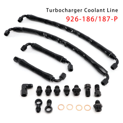 2015-2017 Lincoln Navigator 926-186/187-P Turbocharger Coolant Line Upgrade Kit