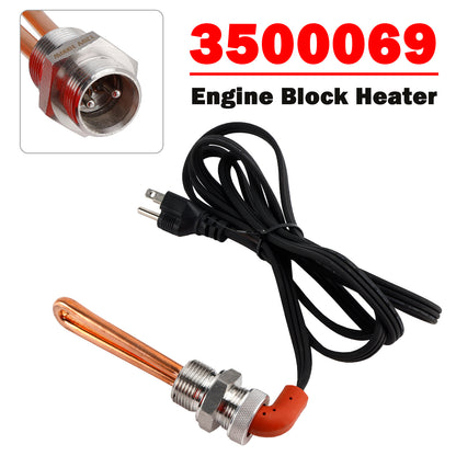 2003-2010 Interna-tional VT275 VT365 3500069 Engine Block Heater