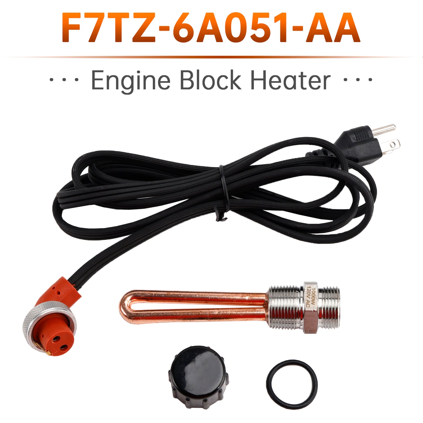 97-03 Ford 7.3 7.3L Diesel 120V 1000W F7TZ-6A051-AA Engine Block Heater