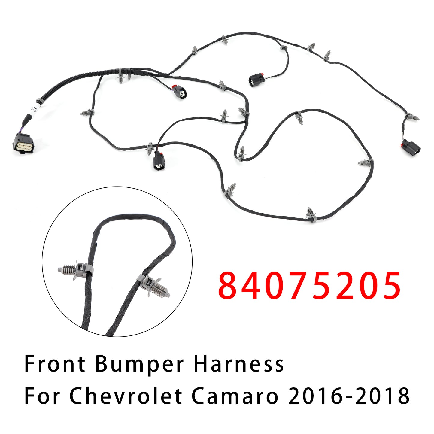 2016-2018 Camaro 84075205 Front Bumper Grille Bumper Components Harness