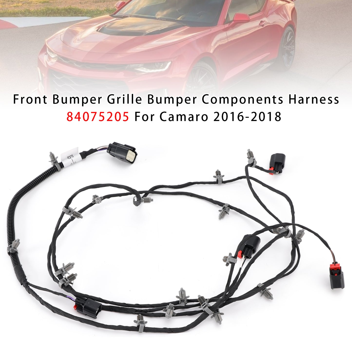 2016-2018 Camaro 84075205 Front Bumper Grille Bumper Components Harness