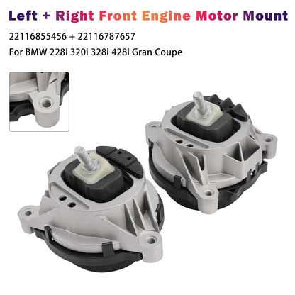 2012-2016 BMW 320i F30 L4 2.0L 22116867441 Left + Right Front Engine Motor Mount