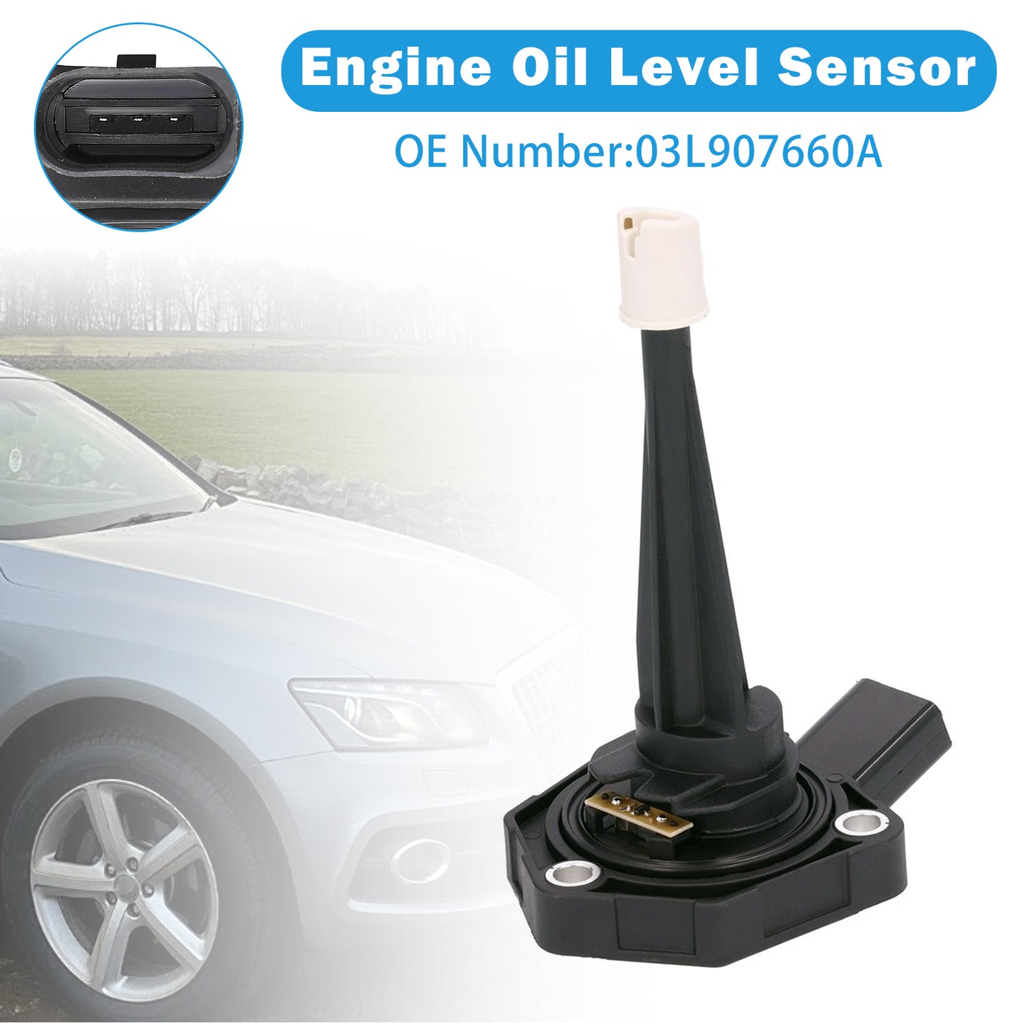Audi A4 A5 A8 Q5 VW Amarok Transporter 03L907660A Engine Oil Level Sensor