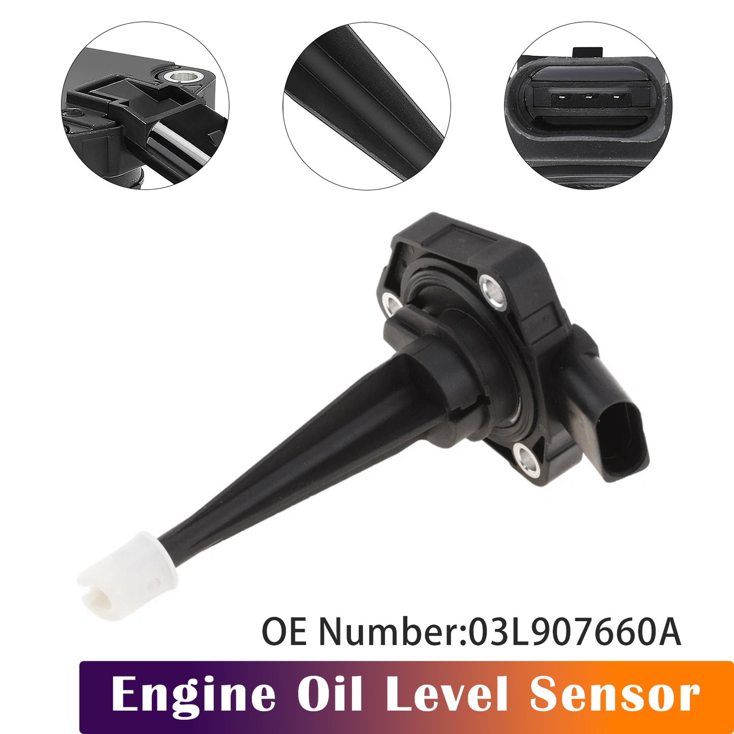 Audi A4 A5 A8 Q5 VW Amarok Transporter 03L907660A Engine Oil Level Sensor