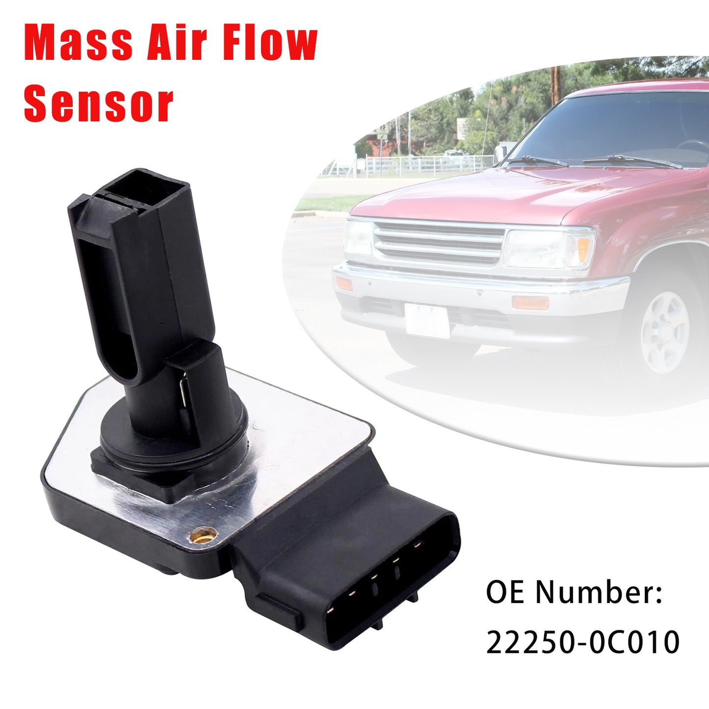 1997-2004 Toyota Tacoma T100 4Runner 2.4 2.7L 22250-0C010 Mass Air Flow Sensor