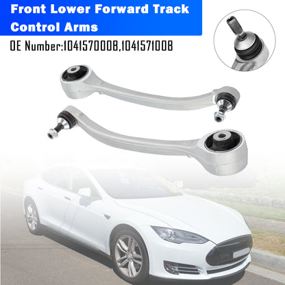 2015-2022 Tesla Model X 5YJX 90D AWD Hatchback 104157000B 2x Front Lower Forward Track Control Arms