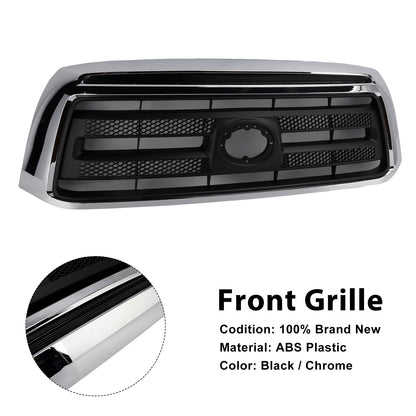 2006-2009 Toyota Tundra Matte Black Chrome Front Bumper Grill Grille Fit