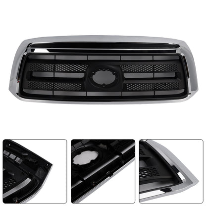 2006-2009 Toyota Tundra Matte Black Chrome Front Bumper Grill Grille Fit