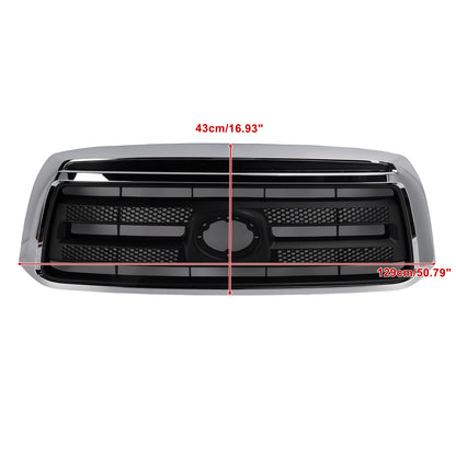 2006-2009 Toyota Tundra Matte Black Chrome Front Bumper Grill Grille Fit