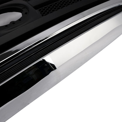2006-2009 Toyota Tundra Matte Black Chrome Front Bumper Grill Grille Fit