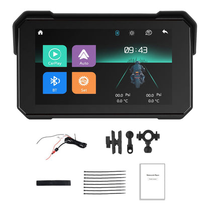 Motorcycles 5-inch Wireless CarPlay Android Auto Navigation Waterproof