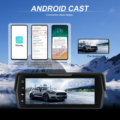 Motorcycles 6.86-inch PND Dual Recording Wireless CarPlay Android Auto