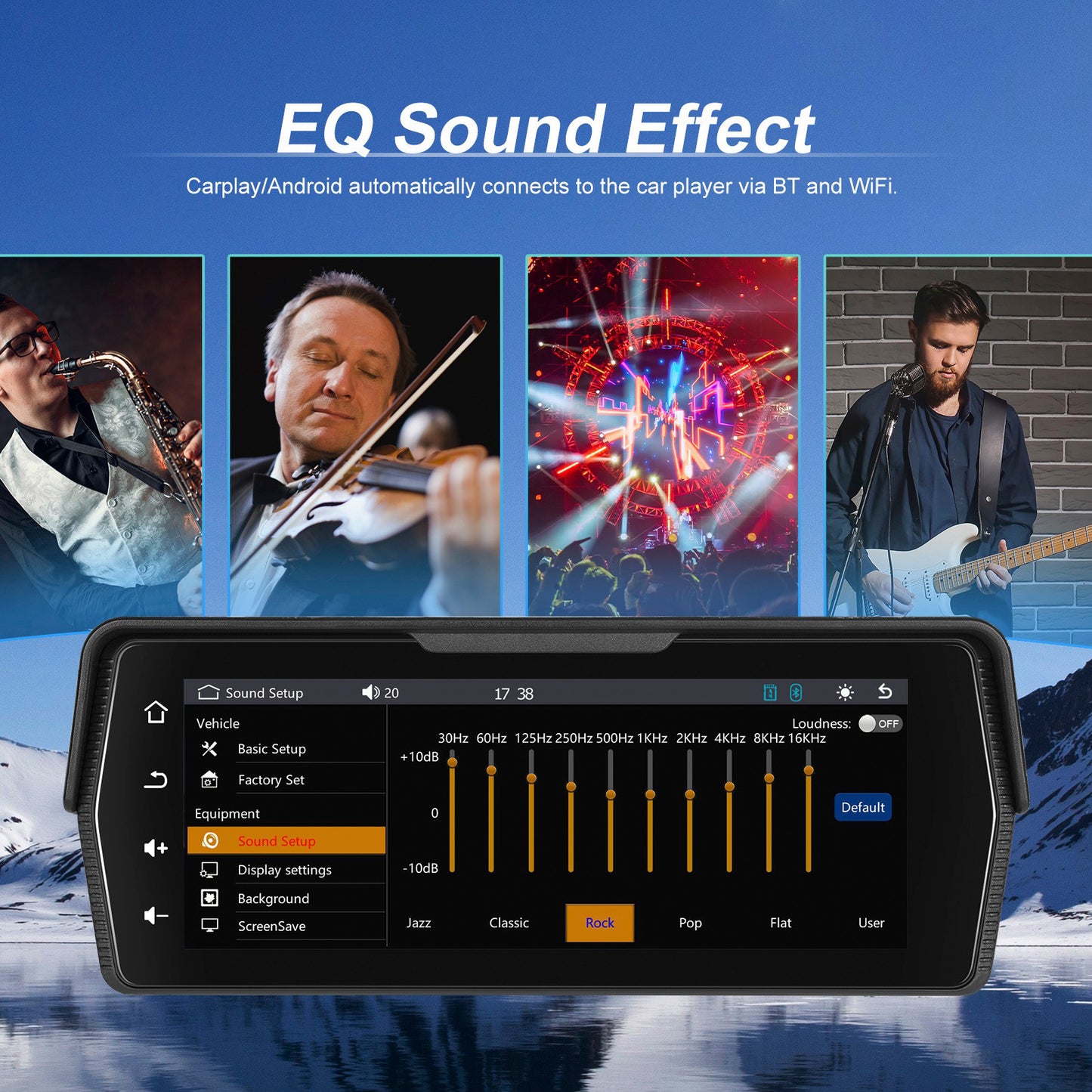 Motorcycles 6.86-inch PND Dual Recording Wireless CarPlay Android Auto
