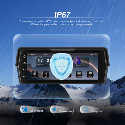 Motorcycles 6.86-inch PND Dual Recording Wireless CarPlay Android Auto