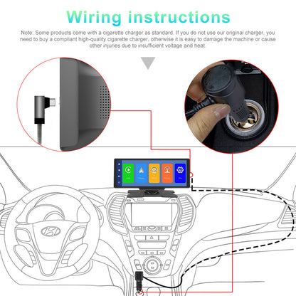10.26inch HD Car Display Car Navigation System CarPlay all-in-one Machine Camera