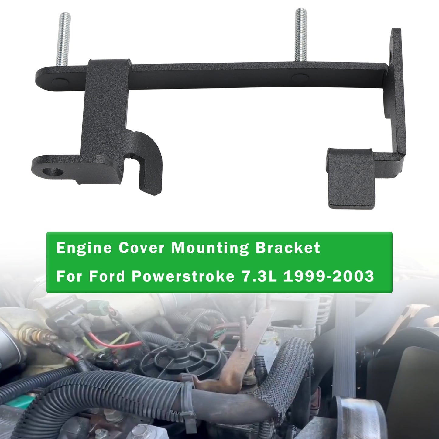 1999-2003 Ford Powerstroke 7.3L YC3Z-6A955-AA Engine Cover Mounting Bracket