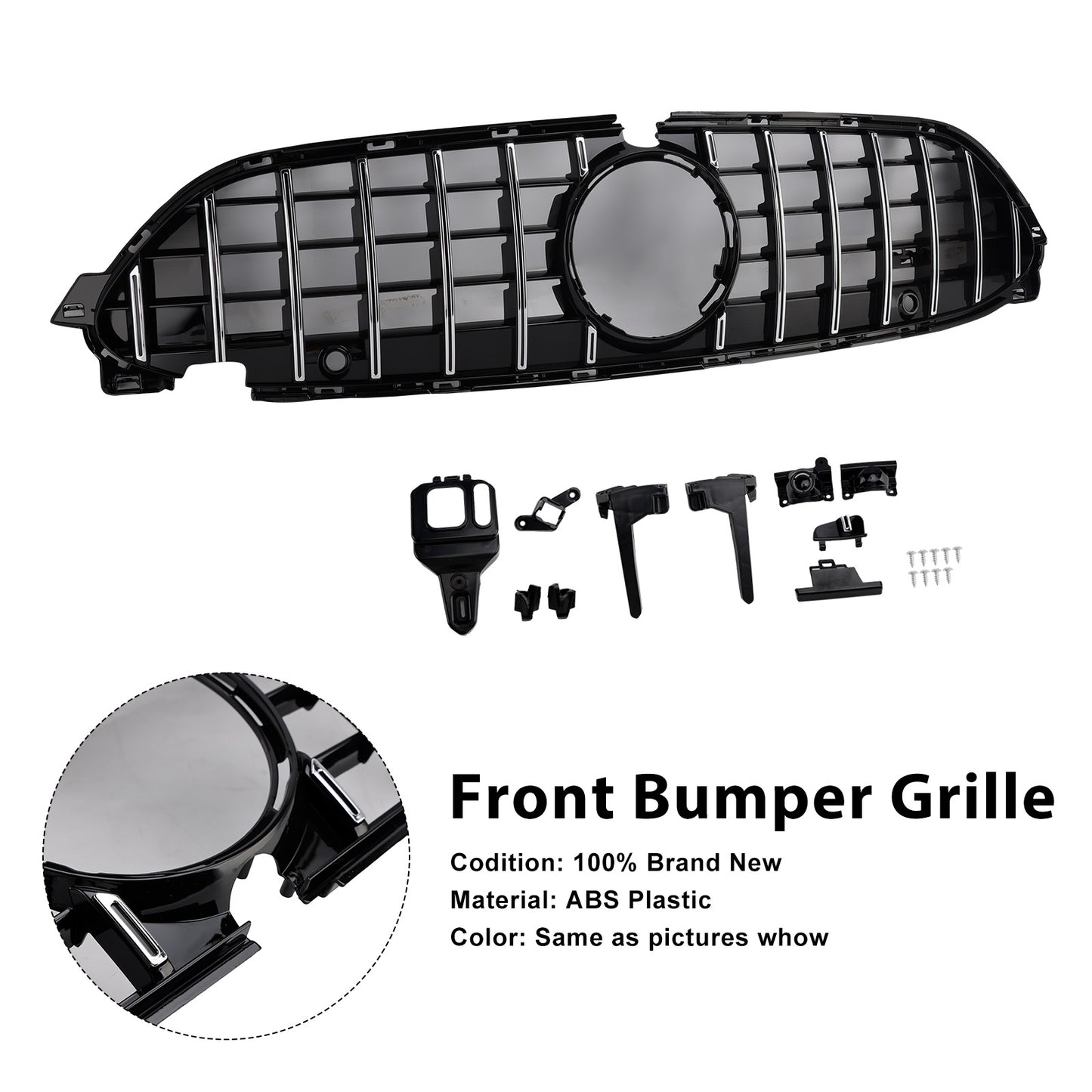 2024-2026 Mercedes-Benz CLE-Class W236 C236 Front Bumper Grille Grill Fit