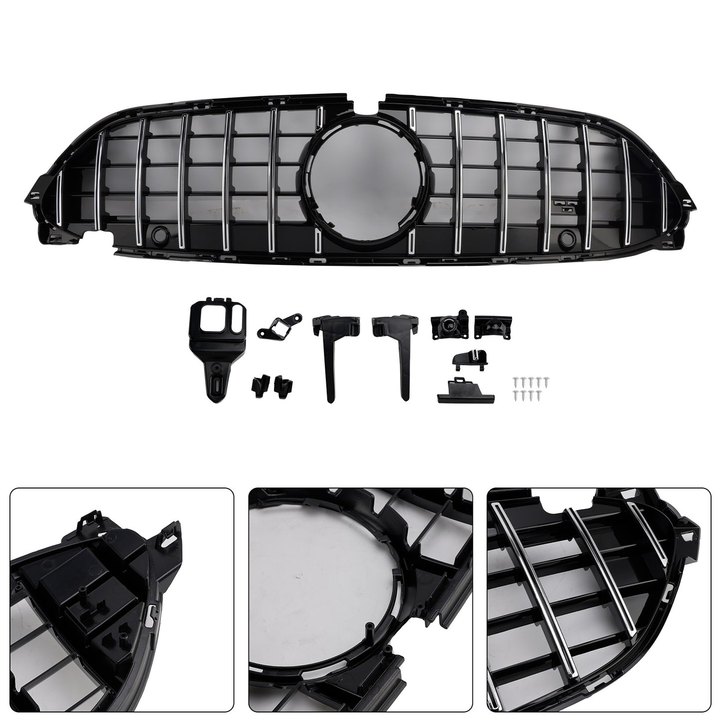 2024-2026 Mercedes-Benz CLE-Class W236 C236 Front Bumper Grille Grill Fit