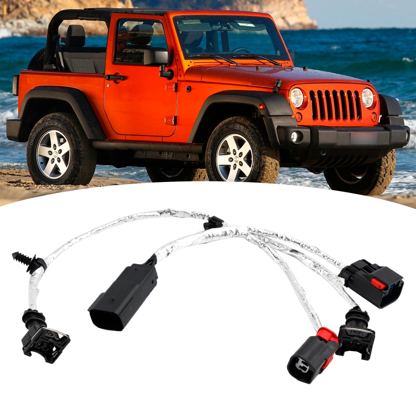 2012-2016 Jeep Wrangler 68085202AD Knock Oil Pressure & Temperature Sensor Wiring