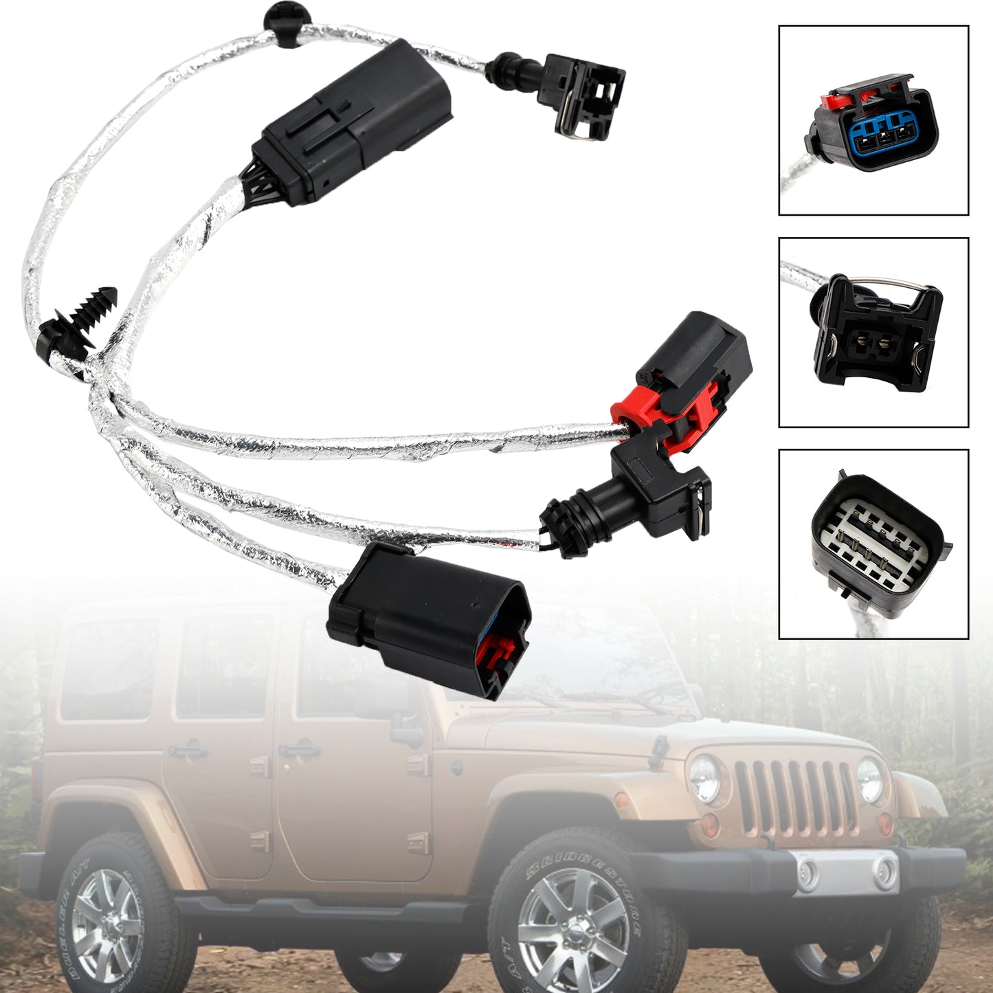 2012-2016 Jeep Wrangler 68085202AD Knock Oil Pressure & Temperature Sensor Wiring