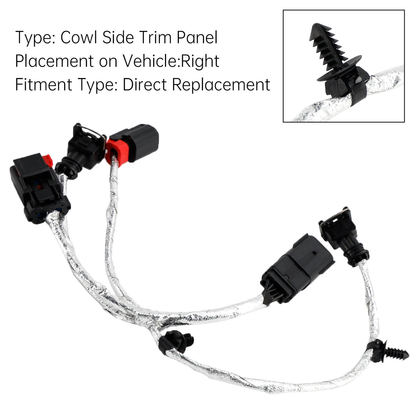 2012-2016 Jeep Wrangler 68085202AD Knock Oil Pressure & Temperature Sensor Wiring