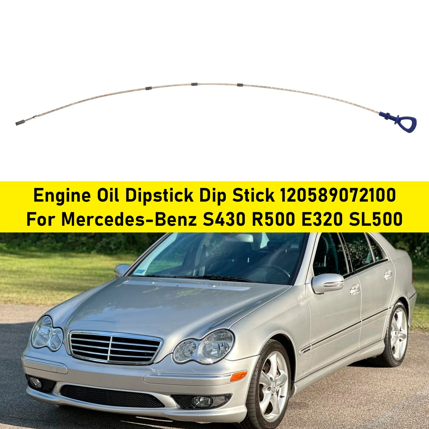 Mercedes-Benz S430 R500 E320 120589072100 Engine Oil Dipstick Dip Stick