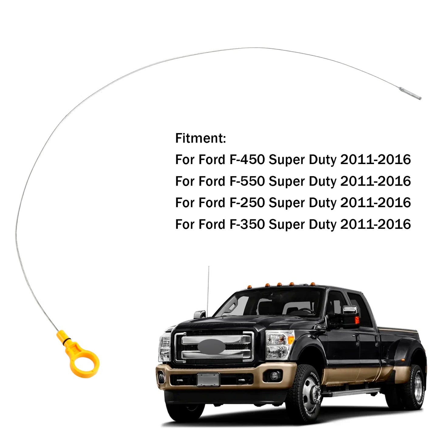 2011-2016 Ford F-450 F-550 6.7L BC3Z-6750-C Engine Oil Dipstick Dip Stick