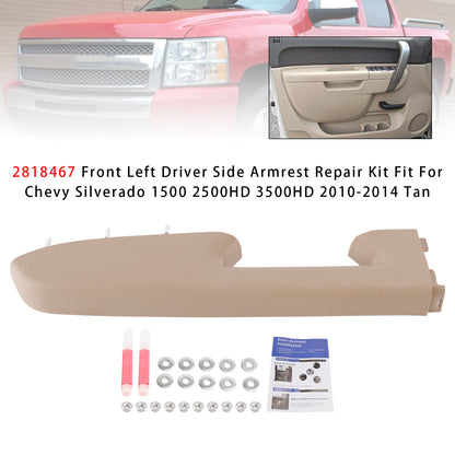 2010-2013 Chevrolet Silverado 1500 2818467 Left Driver Side Armrest Repair