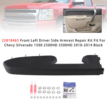 2010-2014 Chevrolet Silverado 3500 HD 22818465 Left Driver Side Armrest Repair