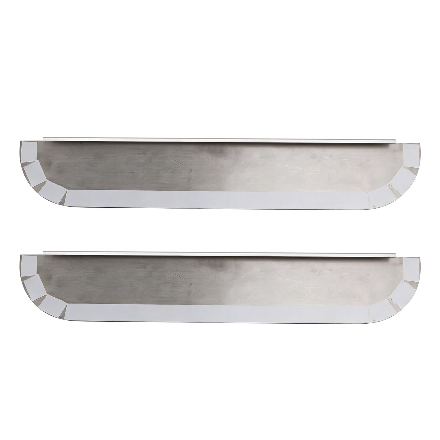 2005-2024 Peterbilt 379/ 386/ 389 Pair 5" Chopped Window Trim Stainless Steel