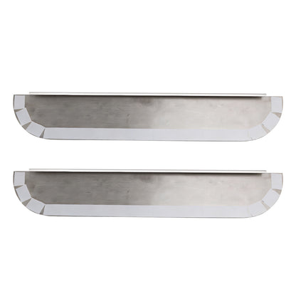 2005-2024 Peterbilt 379/ 386/ 389 Pair 5" Chopped Window Trim Stainless Steel