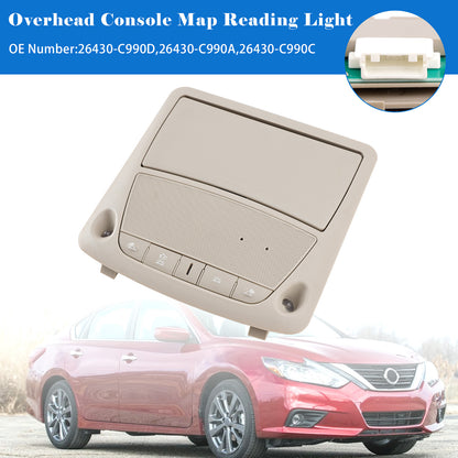 2013-2018 Nissan Bluebird SYLPHY 26430-C990A Overhead Console Map Reading Light Gray