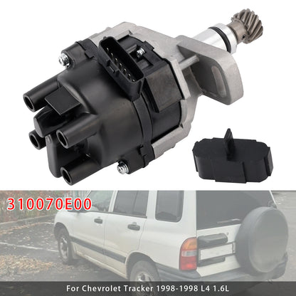 1998-1998 Chevrolet Tracker L4 1.6L 91172597 Ignition Distributor with Rotor