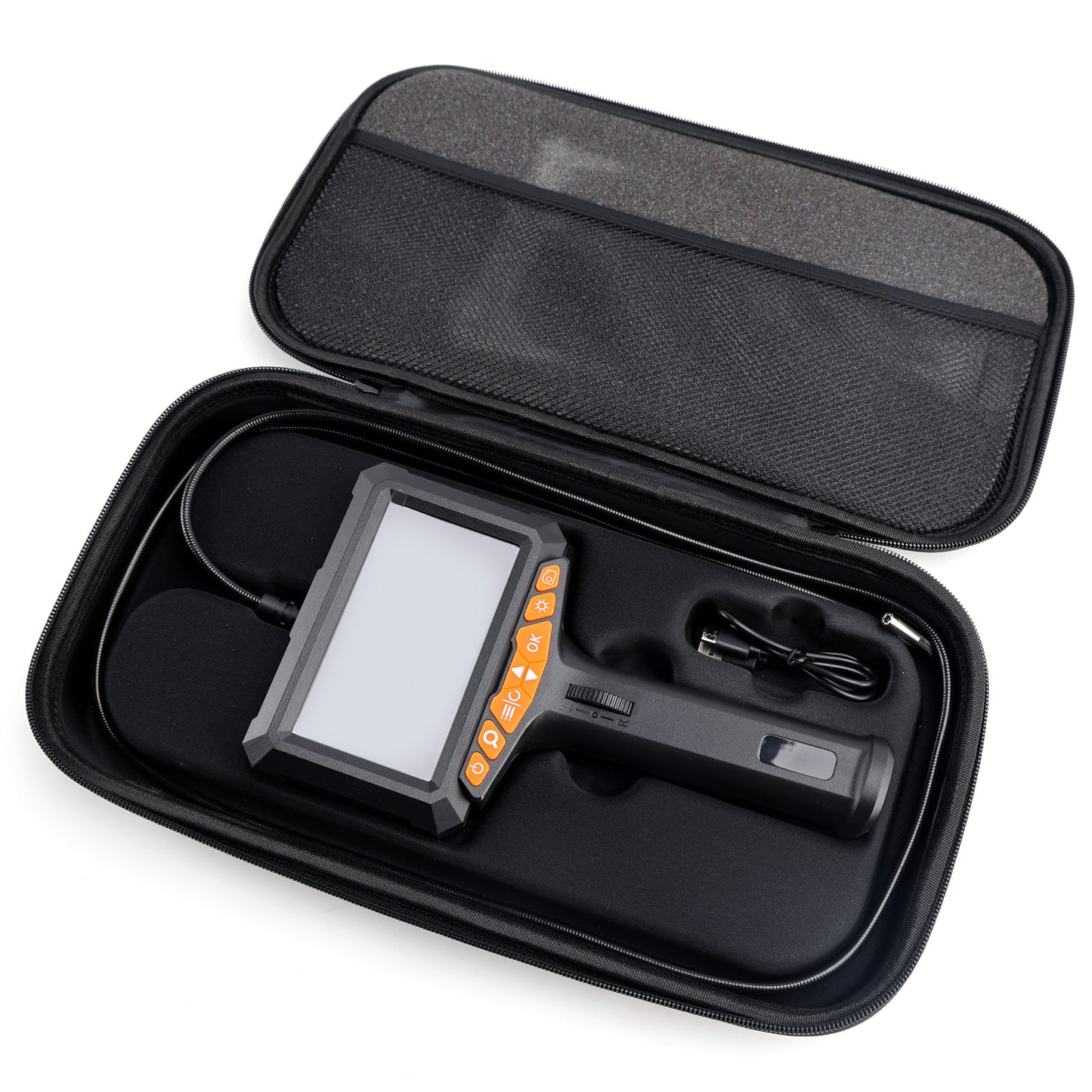 5" LED 2-Way 360°Endoscope W/Light Industrial Articulating Borescope Camera