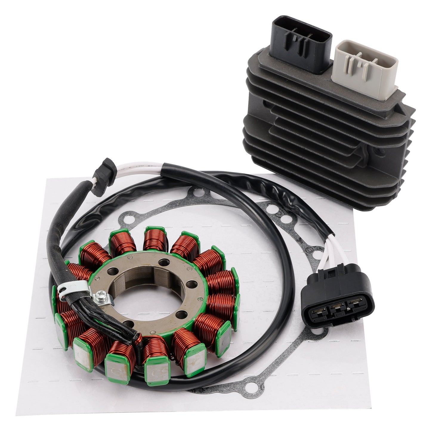 09-17 Kawasaki Ninja ZX-6R ZX 6R ZX600R Stator Regulator Rectifier W/Gasket