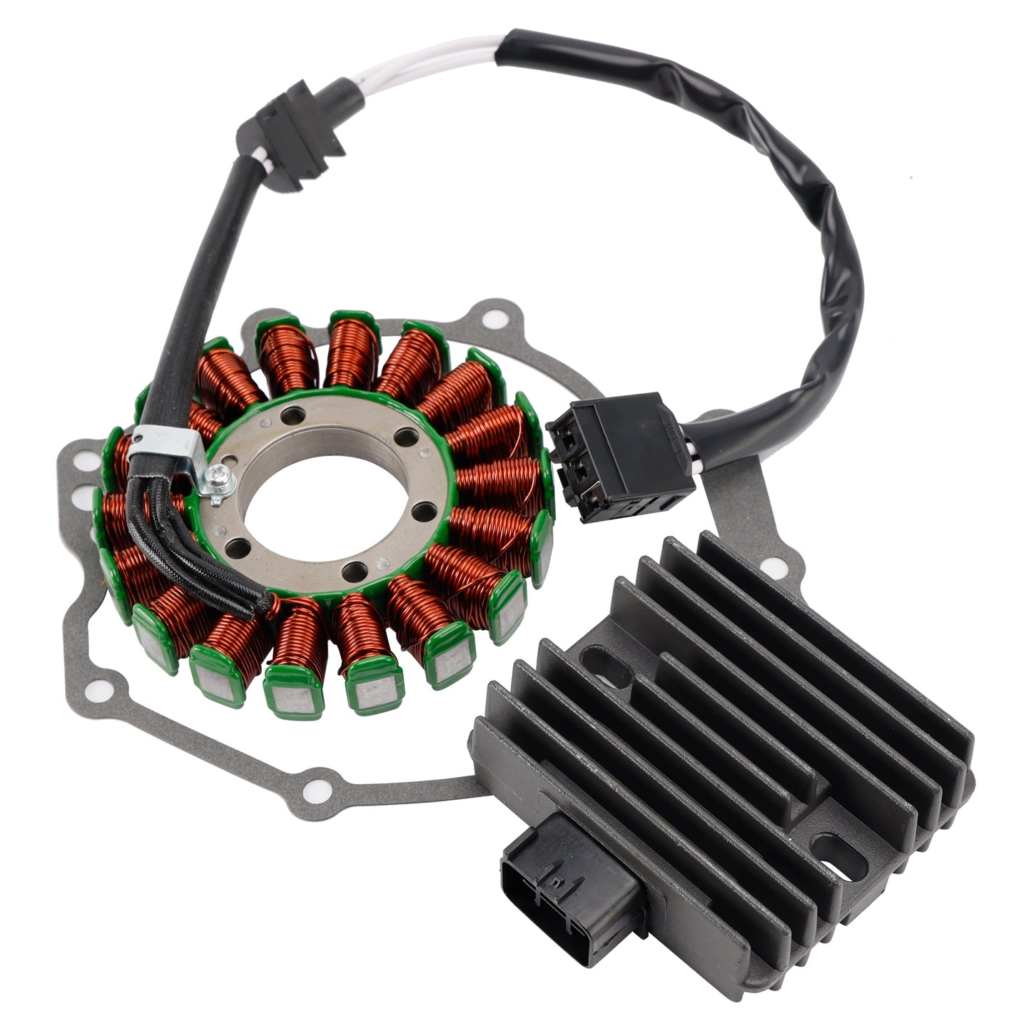2006-2016 Yamaha YZF R6 600 2C0-15451-00-00 Stator Regulator Rectifier W/Gasket