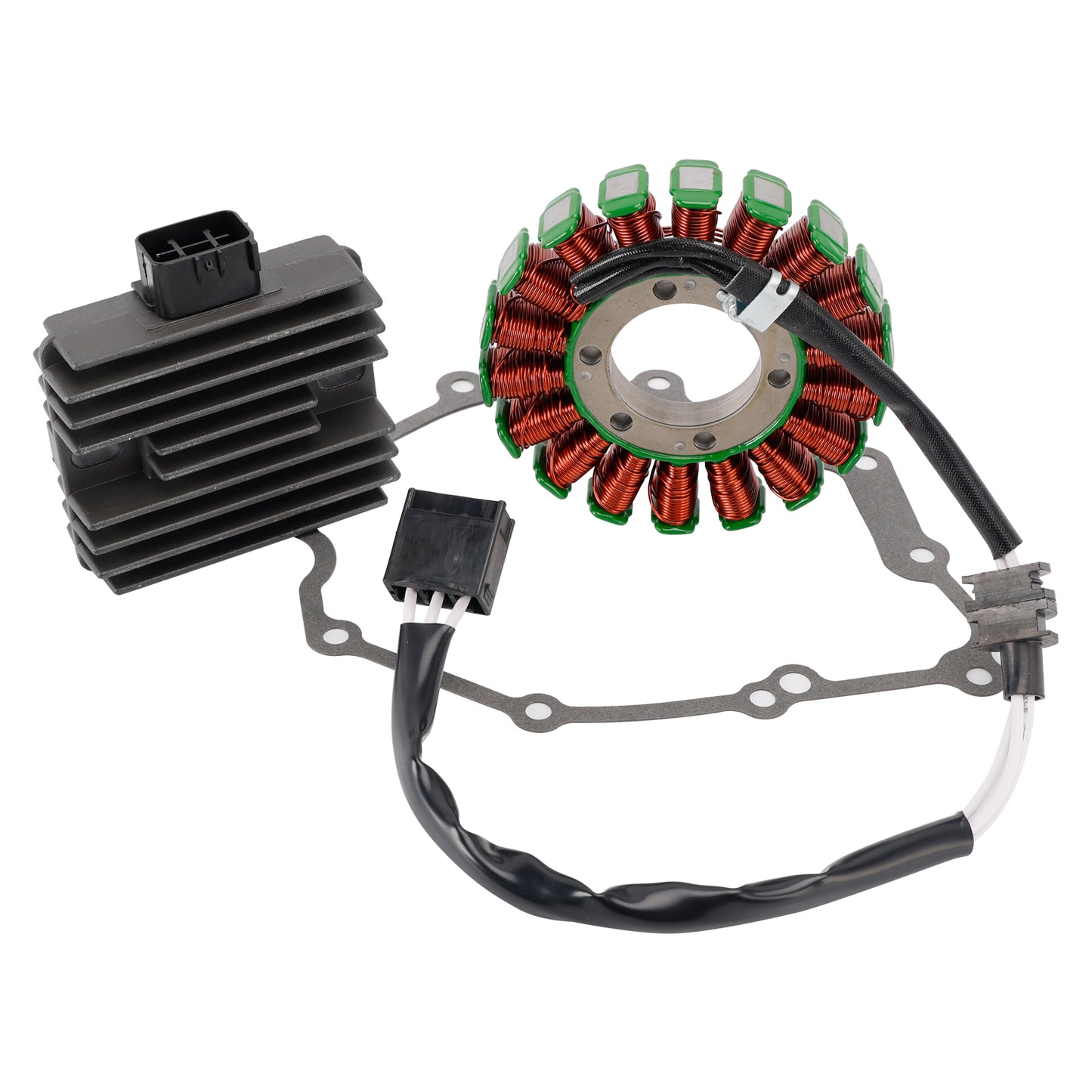 2006-2016 Yamaha YZF R6 600 2C0-15451-00-00 Stator Regulator Rectifier W/Gasket