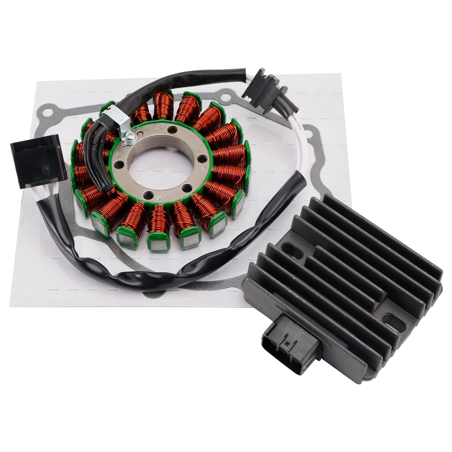 2006-2016 Yamaha YZF R6 600 2C0-15451-00-00 Stator Regulator Rectifier W/Gasket