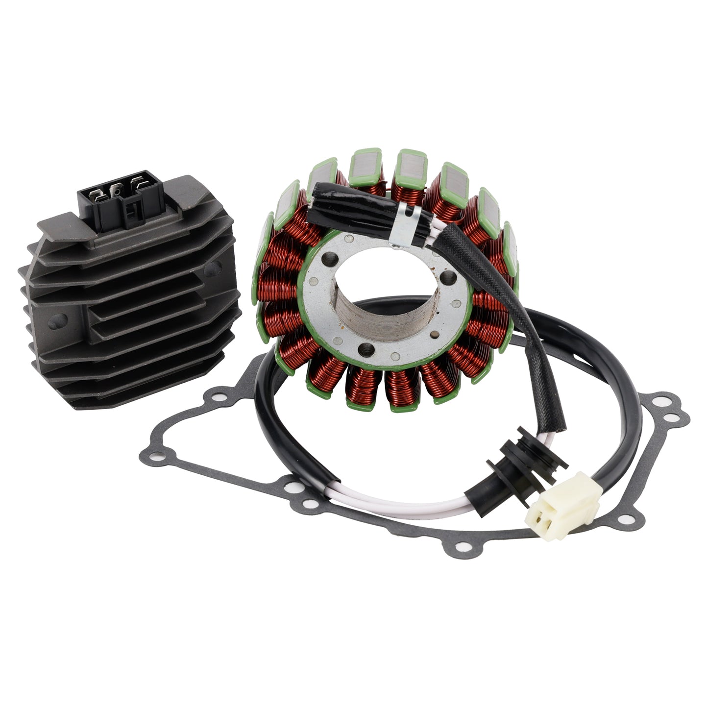 1999 - 2002 Yamaha YZF-R6 YZF R6 Stator And Regulator Rectifier W/Gasket