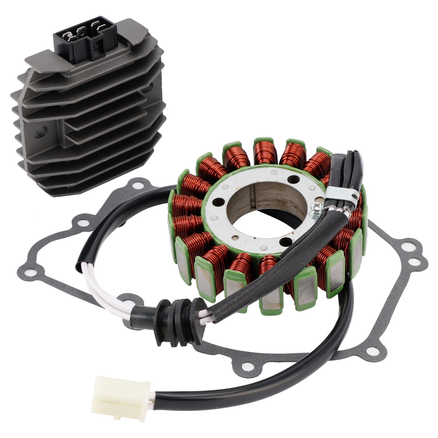 1999 - 2002 Yamaha YZF-R6 YZF R6 Stator And Regulator Rectifier W/Gasket