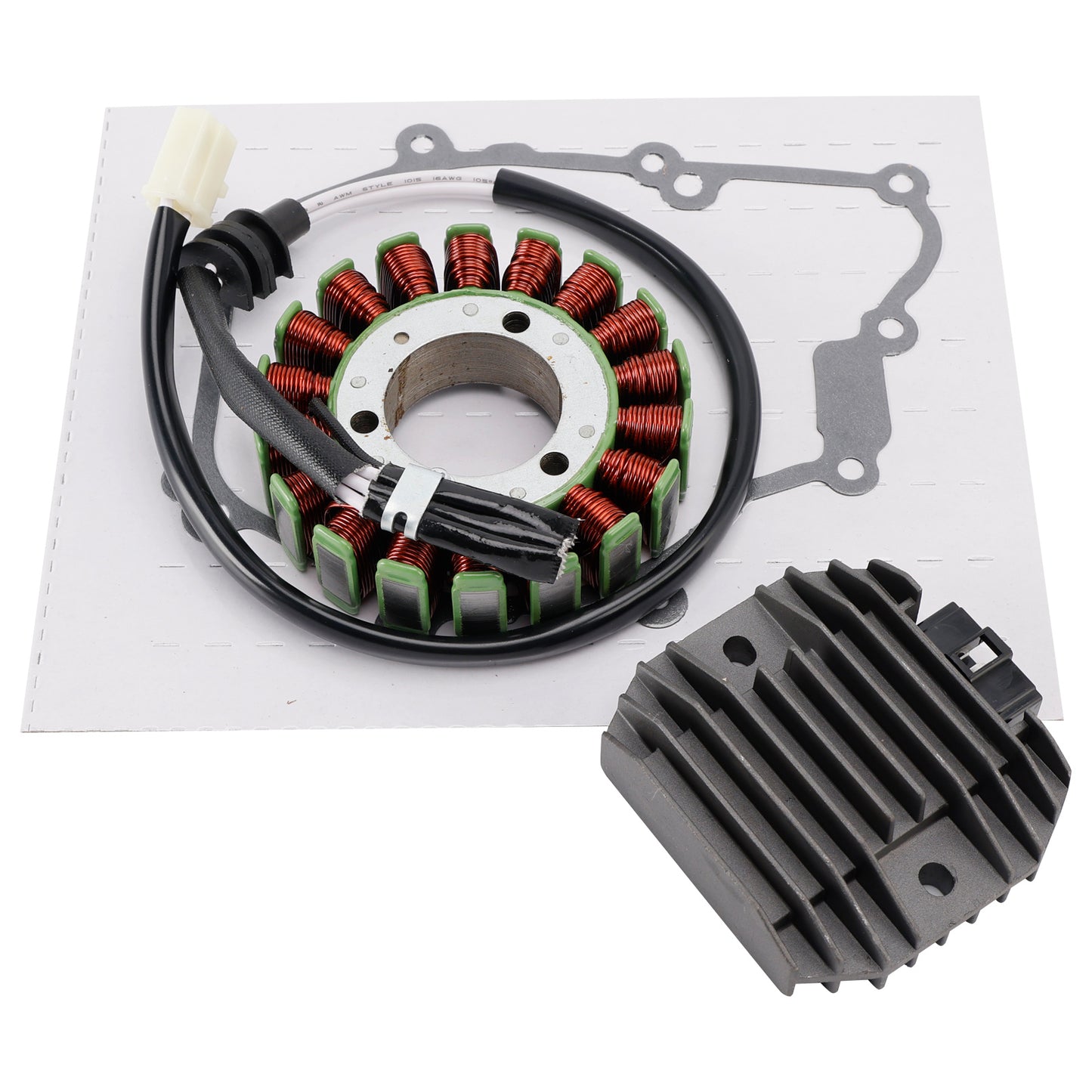 1999 - 2002 Yamaha YZF-R6 YZF R6 Stator And Regulator Rectifier W/Gasket