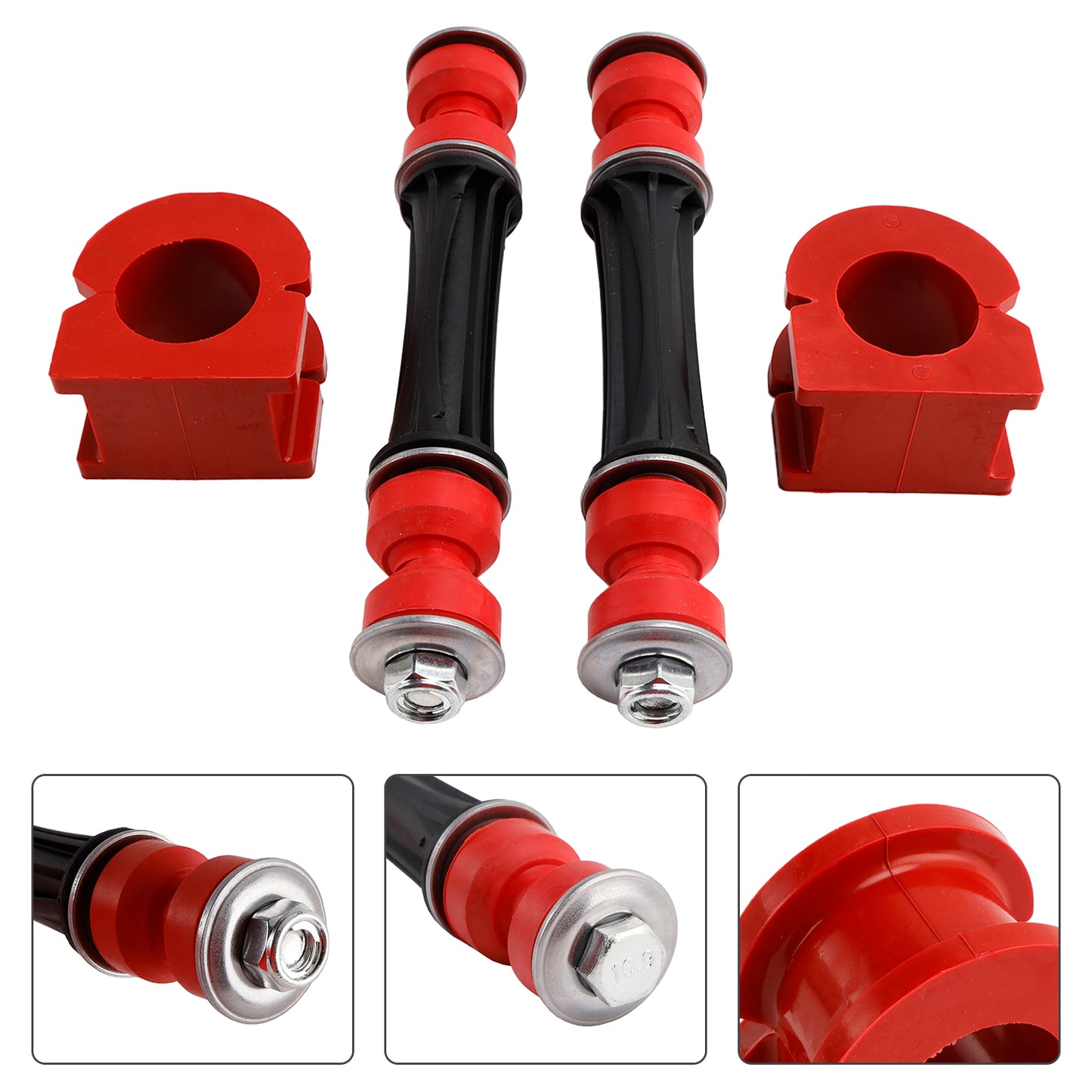 Cadillac K700538 4pc Front Suspension Stabilizer Link & Bushing Kit